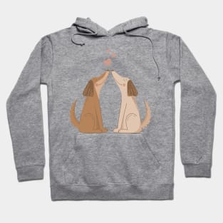 Love is in the air... and in their snout! Hoodie